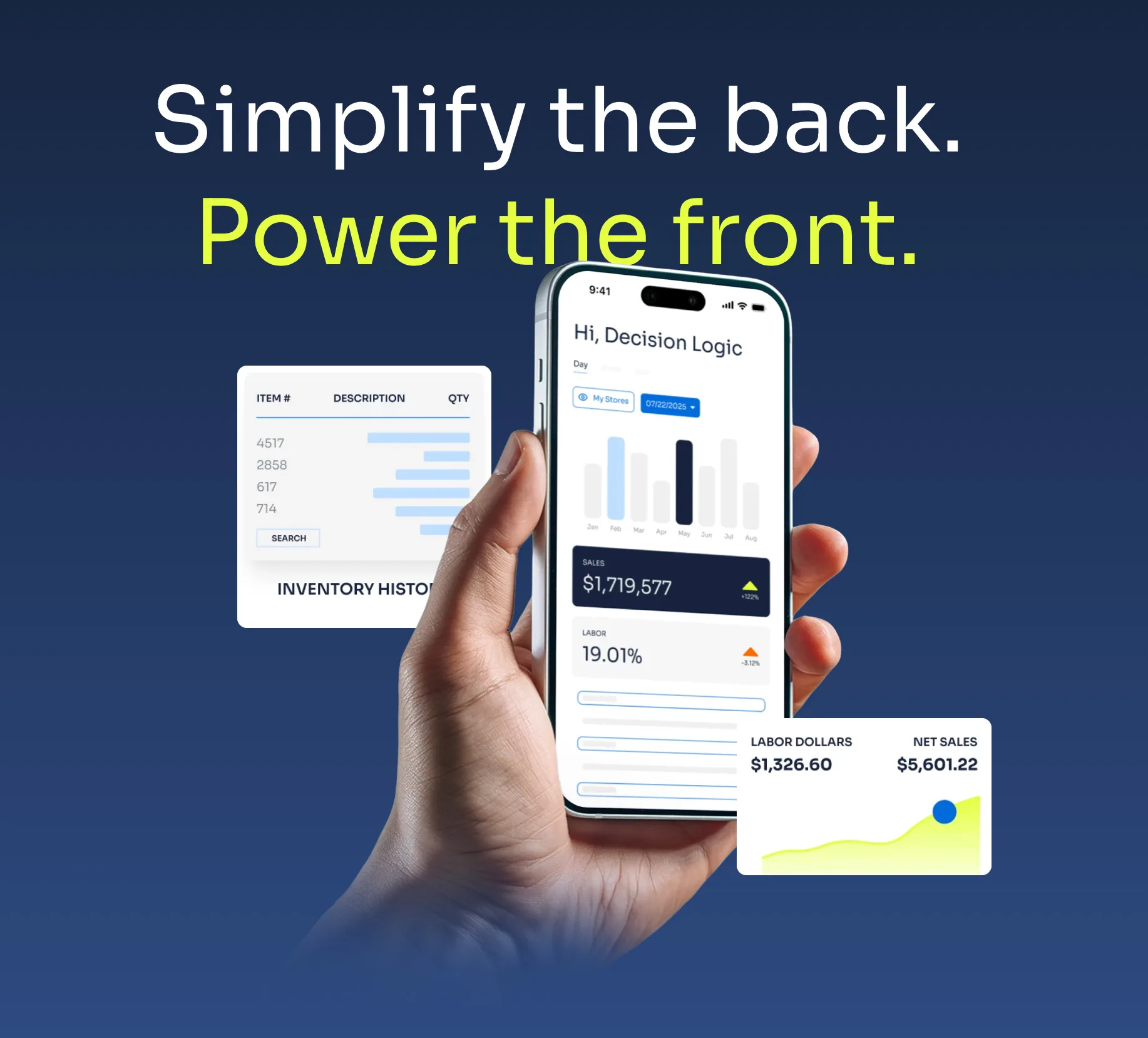 Beautiful sidebar image calling users to action to get in touch for a personalized demo.